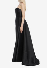 Solace London Tiffany Strapless Gown Black OS34030--BLACK