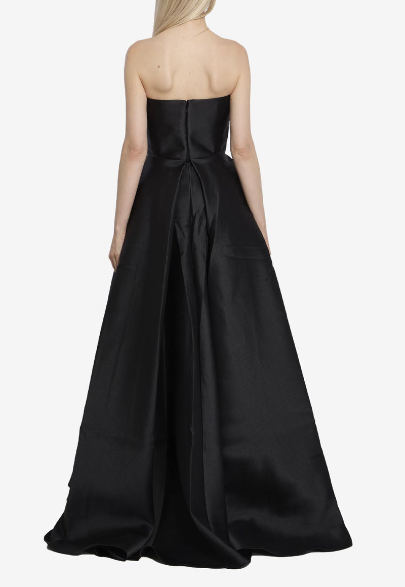 Solace London Tiffany Strapless Gown Black OS34030--BLACK