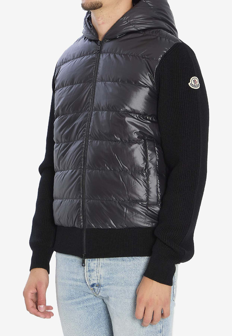 Moncler Logo Patch Zip-Up Jacket Black K20919B00041-M1131-999