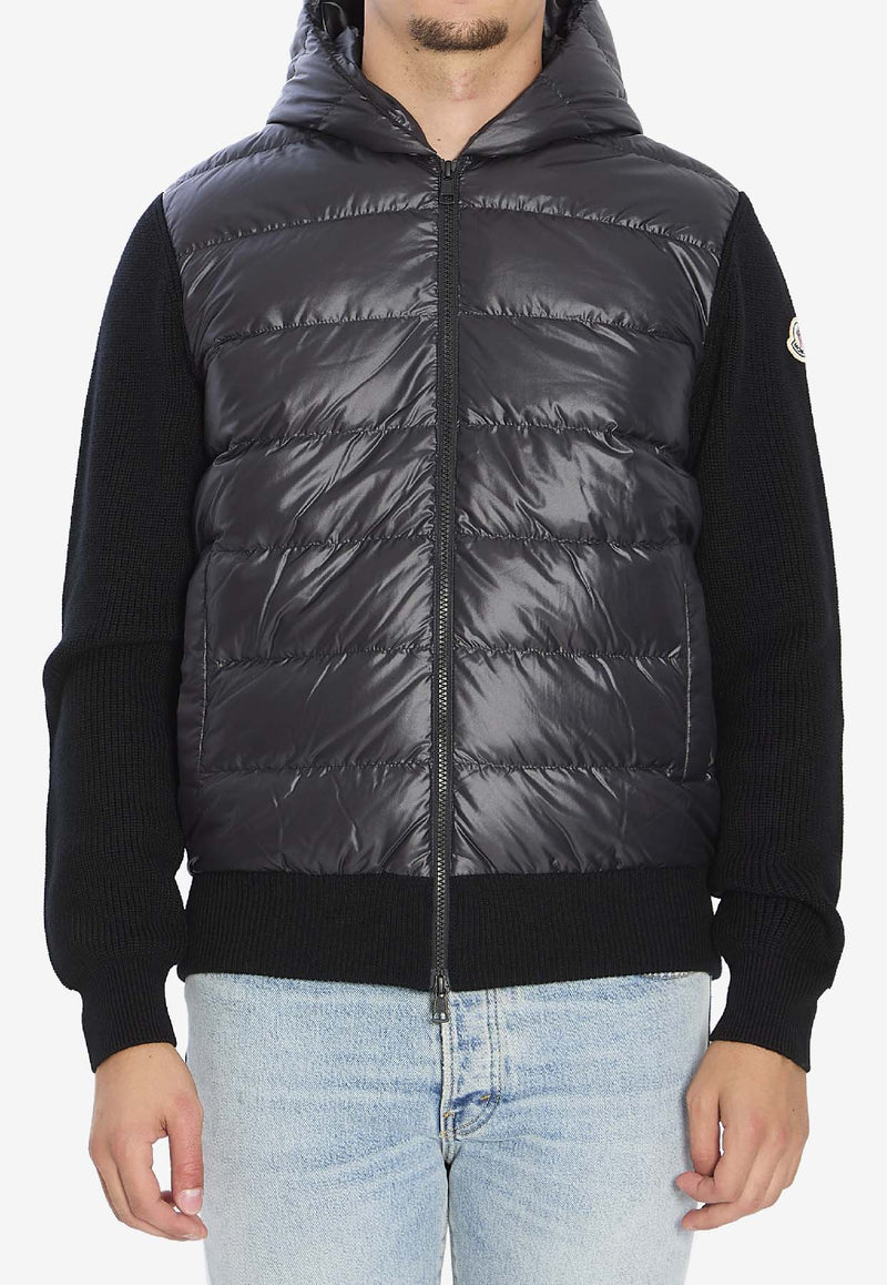 Moncler Logo Patch Zip-Up Jacket Black K20919B00041-M1131-999