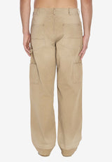 Maison Margiela Washed Straight-Leg Jeans Beige S50LA0242-M30024-964