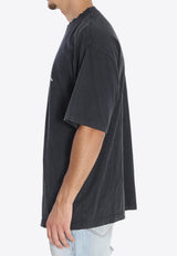 Balenciaga BB Icon Stencil Faded T-shirt Black 764235-TTVD6-1041