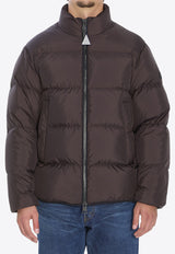Moncler Erterle Puffer Zip-Up Jacket Brown K20911A00173-597U5-25B