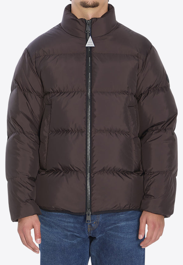 Moncler Erterle Puffer Zip-Up Jacket Brown K20911A00173-597U5-25B