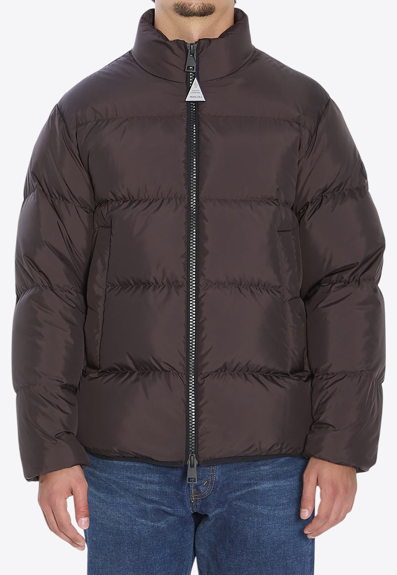 Moncler Erterle Puffer Zip-Up Jacket Brown K20911A00173-597U5-25B