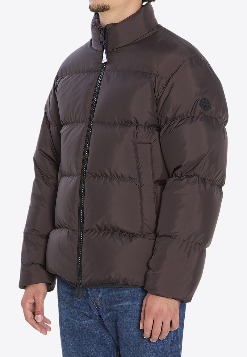 Moncler Erterle Puffer Zip-Up Jacket Brown K20911A00173-597U5-25B