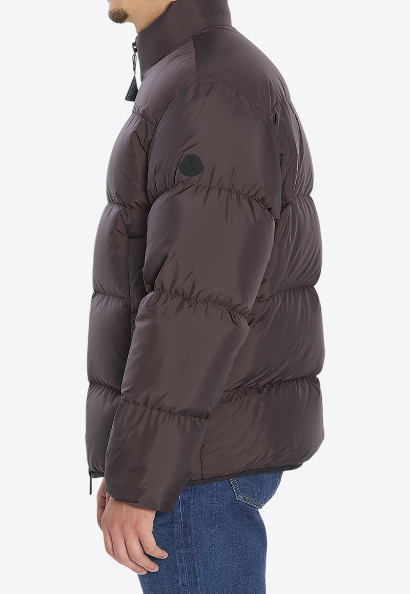Moncler Erterle Puffer Zip-Up Jacket Brown K20911A00173-597U5-25B