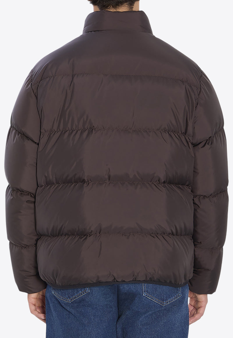 Moncler Erterle Puffer Zip-Up Jacket Brown K20911A00173-597U5-25B