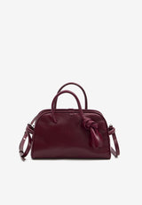 Jacquemus Small Le Turismo Leather Top Handle Bag Burgundy BAW00416A-C20C01-490