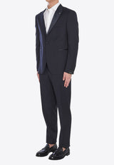 Tagliatore Single-Breasted Wool Suit Blue SFBR15A01-060001-B5013