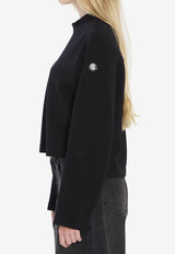 Moncler X EE72 by Edward Enninful Logo Patch Crewneck Sweatshirt Black K24038G00002-89AYC-999