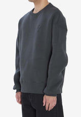 AMI PARIS Ami De Coeur Sweatshirt Gray USW755-749-020