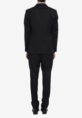 Tagliatore Wool Single-Breasted Suit Black 2FNJ22B01-060001-N5012