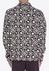 Casablanca Monogram-Pattern Overshirt Multicolor AW25KW1093--01