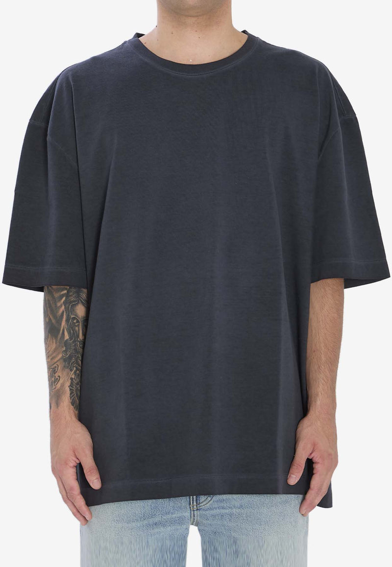 Maison Margiela Four Stitches Oversized T-shirt Blue S50GC0646-S23883-855