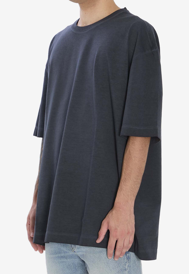 Maison Margiela Four Stitches Oversized T-shirt Blue S50GC0646-S23883-855