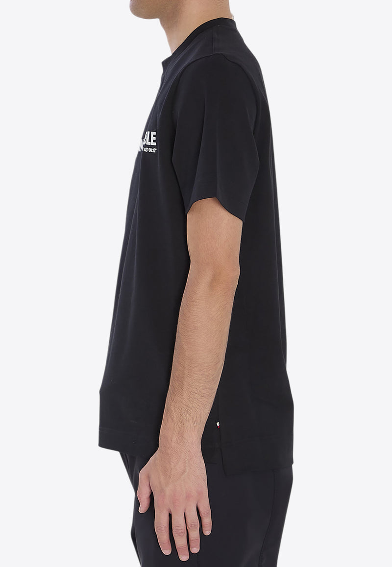 Moncler Grenoble Logo Print T-shirt Black K20978C00001-89AW1-999