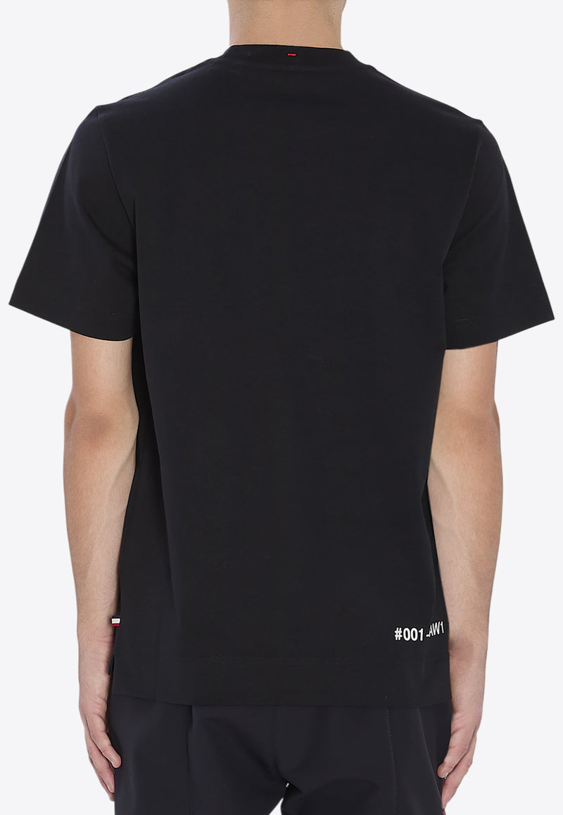 Moncler Grenoble Logo Print T-shirt Black K20978C00001-89AW1-999
