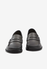 Loewe Campo Flap Back Loafers Black M816290X47--1100