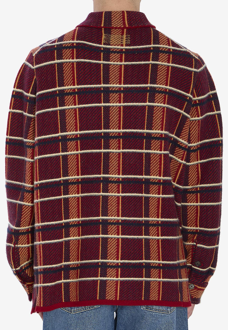 Guest In Residence Plaid Check Cashmere Shirt Multicolor U20210-JM-RUBCO