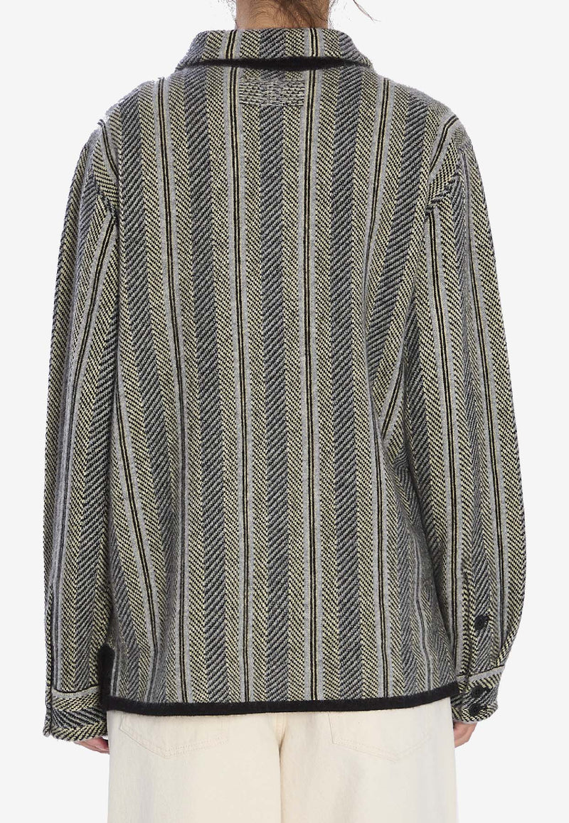 Guest In Residence Stripe Work Shirt Multicolor M32210-JM-BLKCO