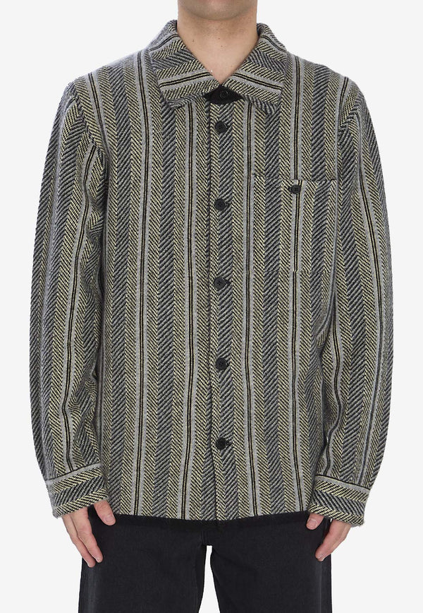 Guest In Residence Stripe Work Shirt Multicolor M32210-JM-BLKCO