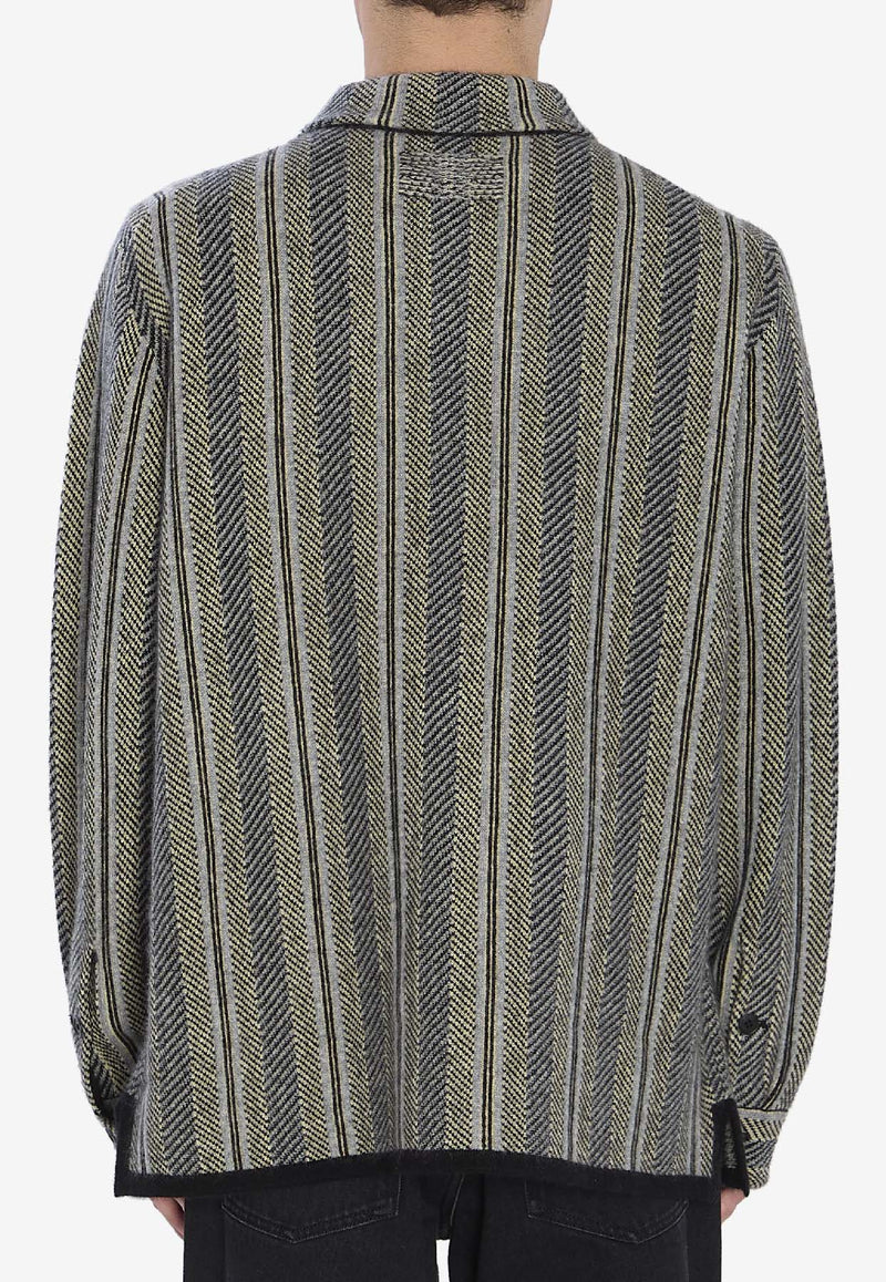 Guest In Residence Stripe Work Shirt Multicolor M32210-JM-BLKCO