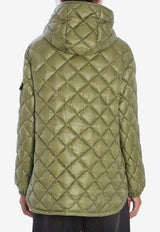 Moncler Diamond Quilted Puffer Jacket  Green K20932F00013-595ZZ-80T
