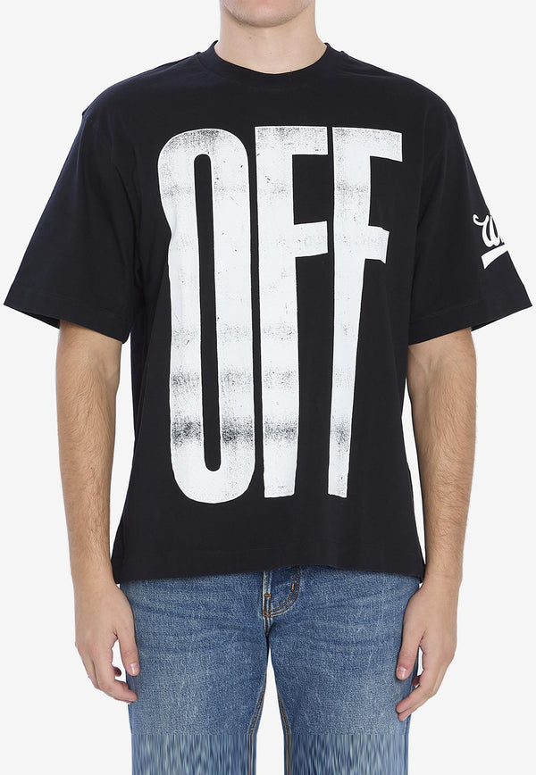 Off-White Big OFF Printed T-shirt Black OMAA120F25-JER00L-1001