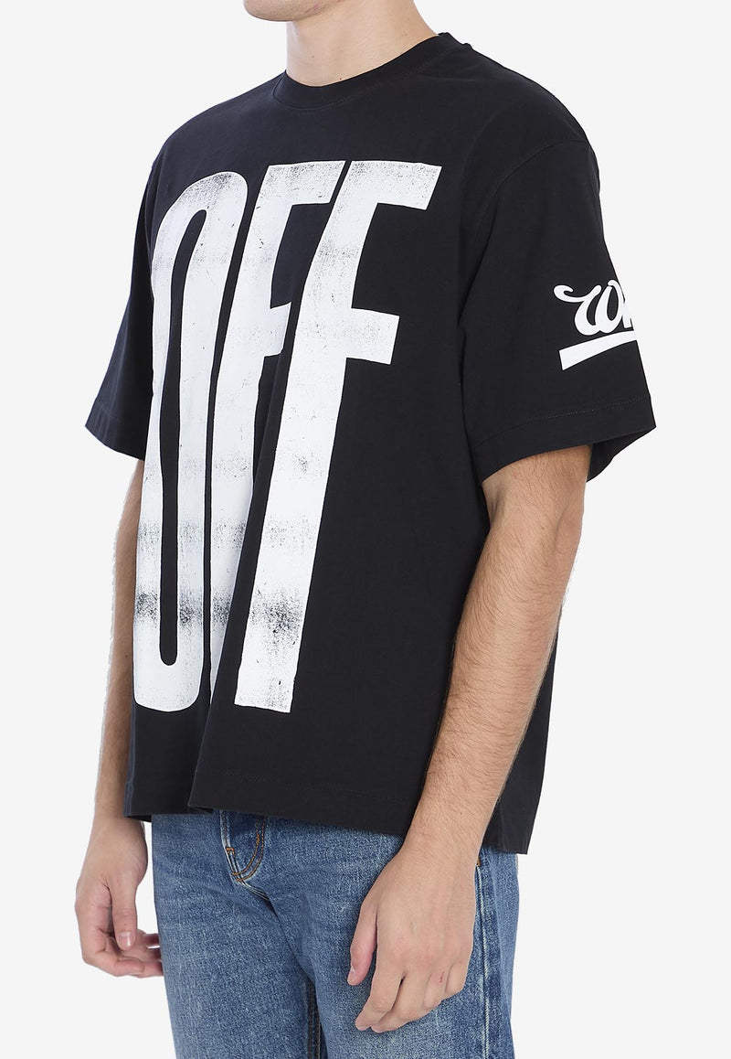Off-White Big OFF Printed T-shirt Black OMAA120F25-JER00L-1001