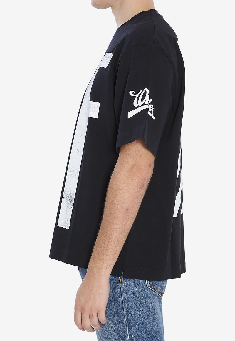 Off-White Big OFF Printed T-shirt Black OMAA120F25-JER00L-1001