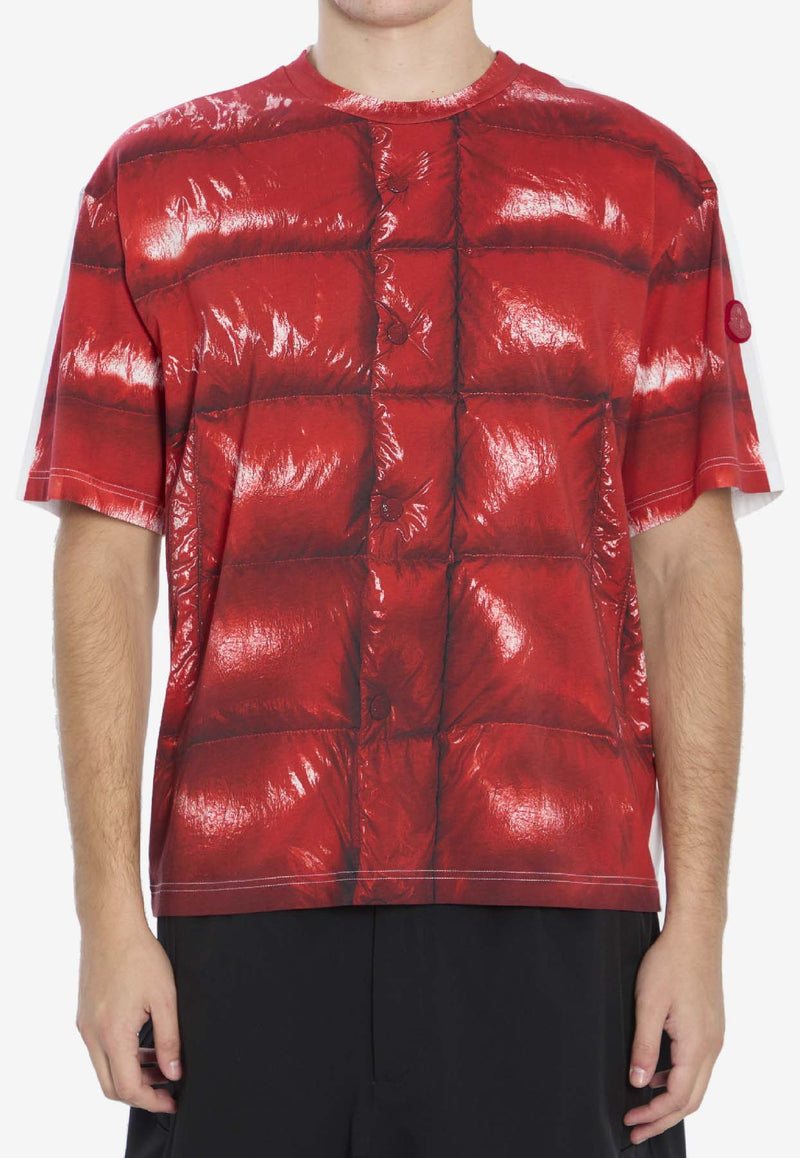 Moncler  X Asap Rocky Trompe L'oeil T-shirt  Red K20978C00001-89AYW-457