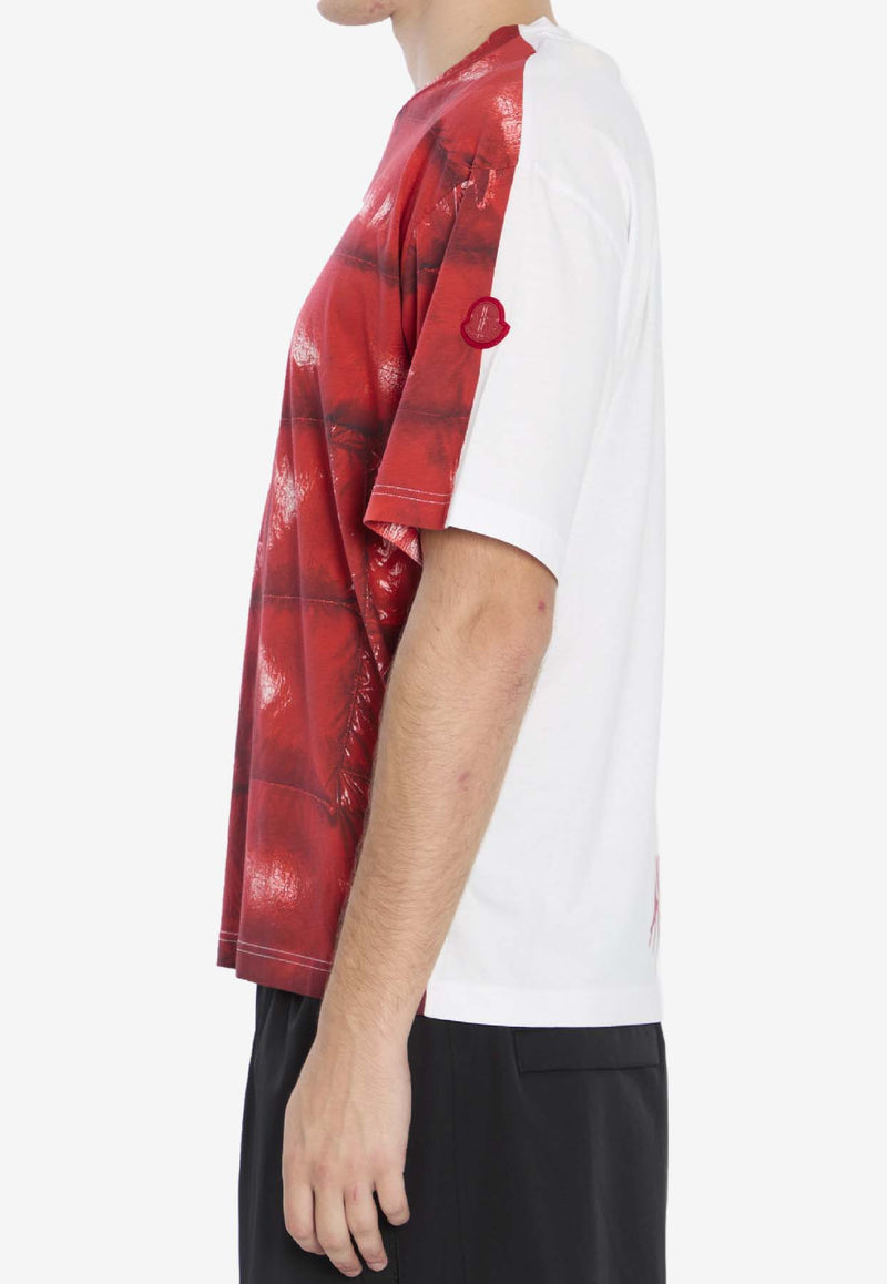 Moncler  X Asap Rocky Trompe L'oeil T-shirt  Red K20978C00001-89AYW-457