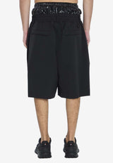Moncler  X Asap Rocky Awge Bermuda Shorts Black K24042B00001-M7556-999