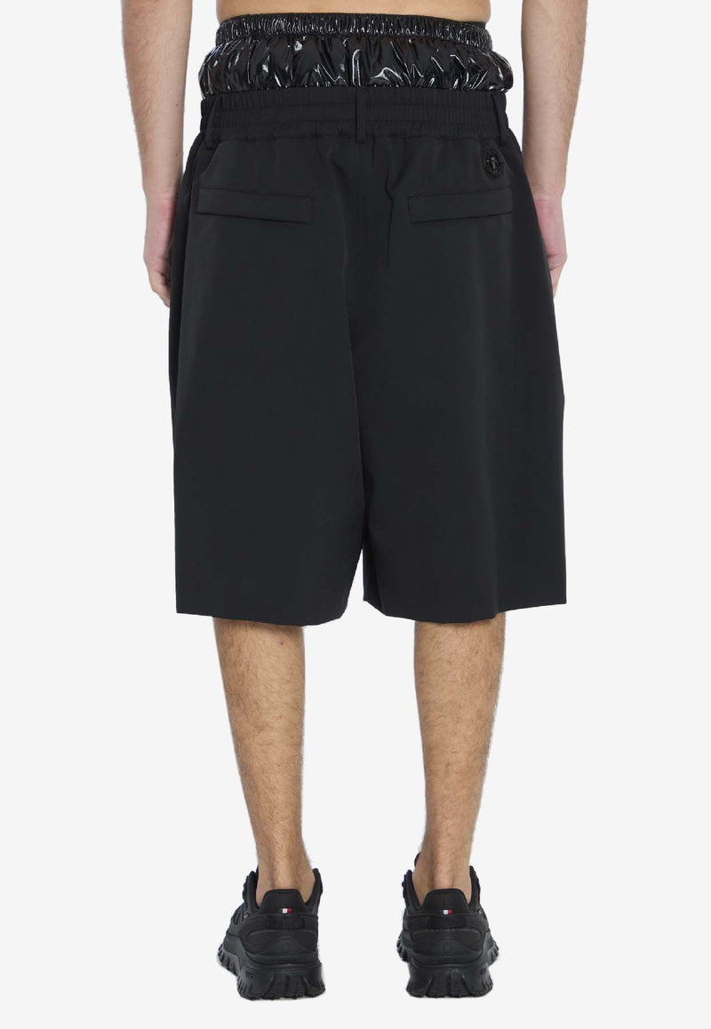 Moncler  X Asap Rocky Awge Bermuda Shorts Black K24042B00001-M7556-999