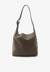 Isa Soft Leather Shoulder Bag