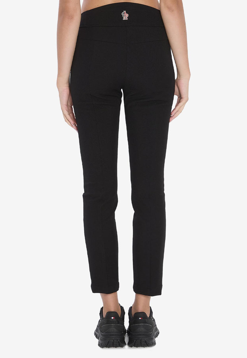 Moncler Grenoble Twill Slim-Leg Jeans   Black K20982A00001-53064-999