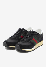 Gucci Re-Motion Lace-Up Suede Sneakers Black 832461-AAEW3-1042