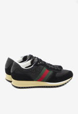 Gucci Re-Motion Lace-Up Suede Sneakers Black 832461-AAEW3-1042