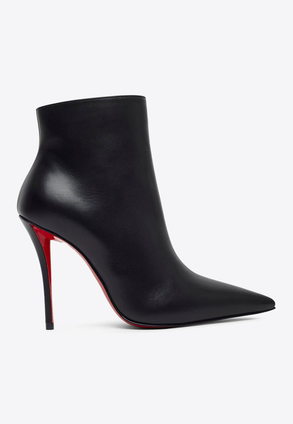 Christian Louboutin Miss Z 100 Pointed Ankle Boots Black 3250121-BK01-BLACK