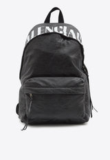 Balenciaga Editor Leather Backpack Black 827206-2ABVX-1090