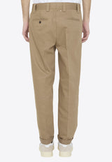 Golden Goose DB Straight-Leg Chino Pants Khaki GMP01190-P000786-15369