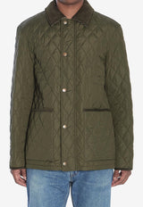 Burberry Haddington Quilted Jacket Green 8110357--C1748