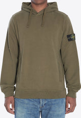 Stone Island Compass Patch Hooded Sweatshirt Green K2S156100029-S0A20-V0054