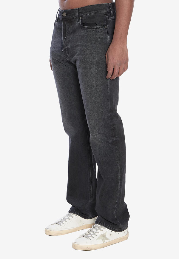 Haikure Blake Anagram Wide Jeans Black HEM03249-DF119-L0894