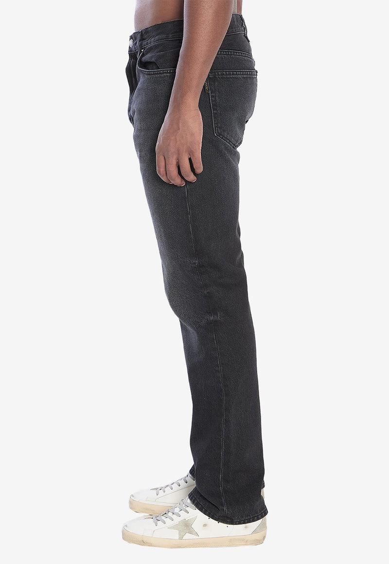 Haikure Blake Anagram Wide Jeans Black HEM03249-DF119-L0894