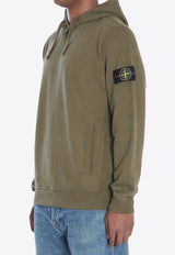Stone Island Compass Patch Hooded Sweatshirt Green K2S156100029-S0A20-V0054
