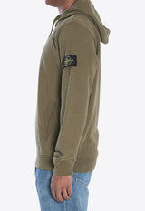 Stone Island Compass Patch Hooded Sweatshirt Green K2S156100029-S0A20-V0054