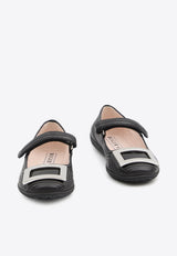 Roger Vivier Viv' Low Mary-Jane Ballet Flats Black RVW79343360-91T-B999