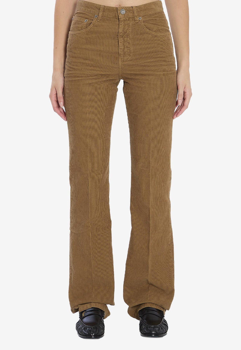 Saint Laurent Clyde Corduroy Pants Beige 705103-Y29IA-2423